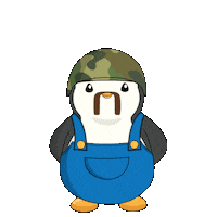 Saluting Aye Aye Sticker by Pudgy Penguins
