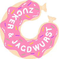 Pink Vegan Sticker by zuckerjagdwurst