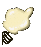 nekoneko299 cat look hand here Sticker