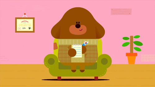 dog interview GIF by Hey Duggee