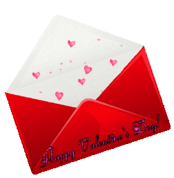 Mail Hearts Sticker