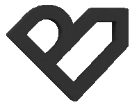 Bnext love heart corazon dark Sticker