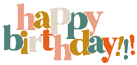 Celebrate Happy Birthday Sticker