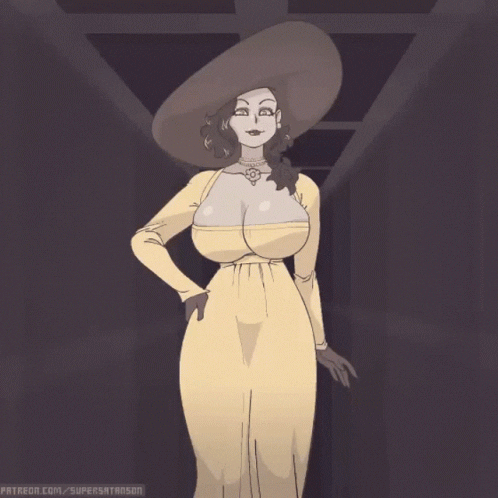 childrenofthenight giphyupload resident evil lady dimitrescu GIF
