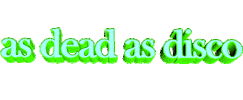 as dead as disco Sticker by AnimatedText