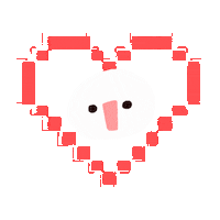 I Love You Iou Sticker by 0-0
