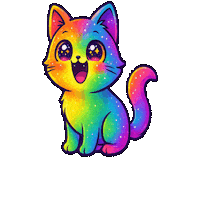 Happy Cat Sticker