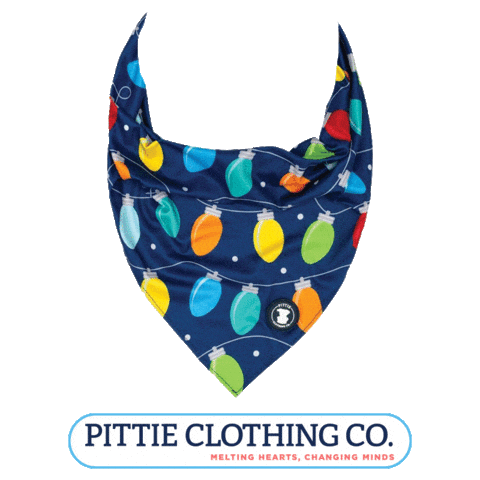 pittieclothing pitbull bandana pit bull pittie Sticker