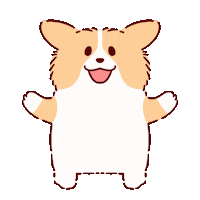 Dog Corgi Sticker