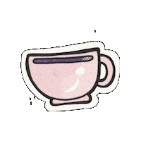 Tea Cup Sticker by La Tamy