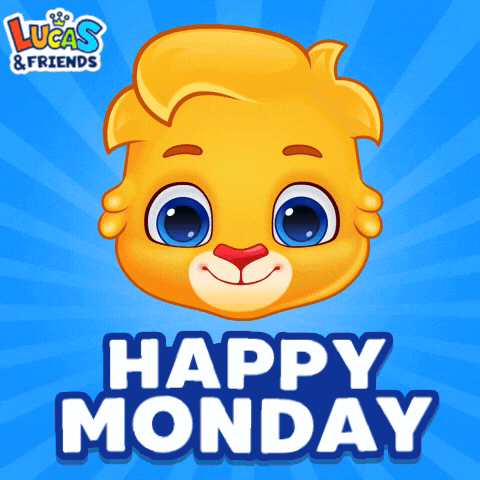Coffee Time Monday GIF by Lucas and Friends by RV AppStudios