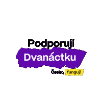 ceskofunguj czech cesko česko dvanactka Sticker
