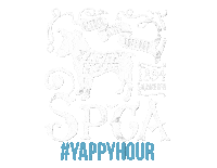 Yappy Hour Sticker by Sacramento SPCA