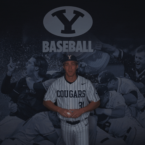 Sport Baseball GIF by BYU Cougars