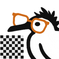 Glasses Chess Sticker by newhollandisland