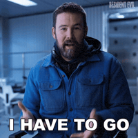 I Have To Go Resident Evil GIF by Sony Pictures