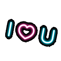 I Love You Pink Sticker by sarokey