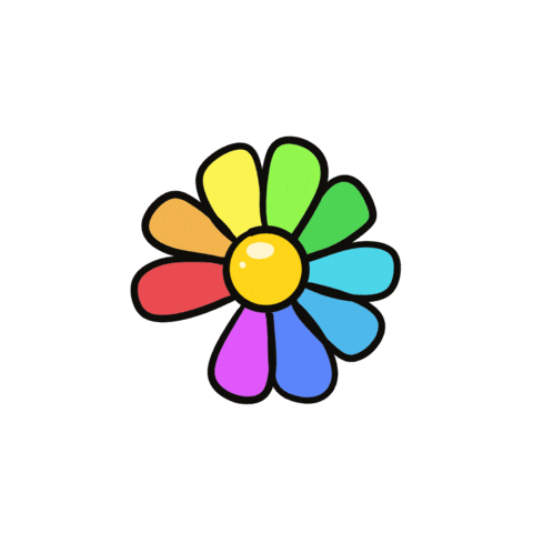 Fam Rainbow Daisy Sticker