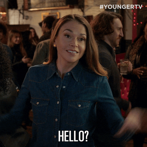 Sutton Foster Hello GIF by YoungerTV