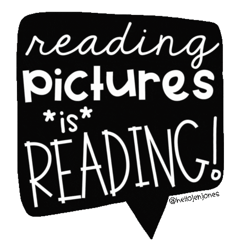 hellojenjones giphyupload reading teacher teach Sticker
