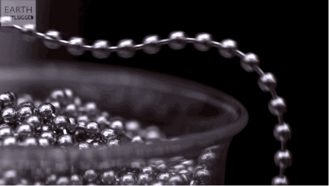 beads flowing GIF