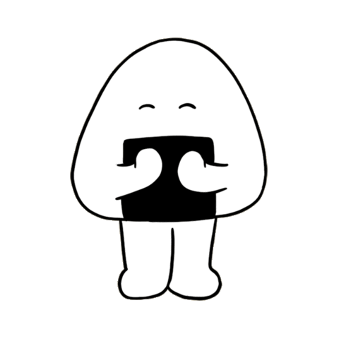 furiirakun onigiri おにぎり furiirakun フリイラくん Sticker