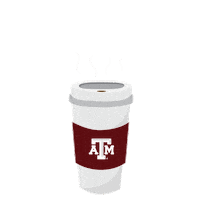 texas am coffee Sticker by Texas A&M University