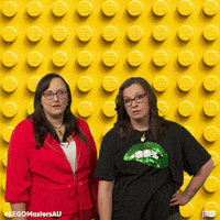 LEGOMastersAU whatever eye roll lego eyeroll GIF