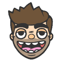 TheRealCornelius cartoon excited head cornelius Sticker