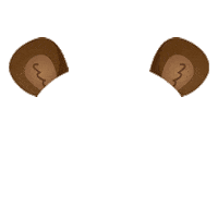 GeorgianCollege bear ear georgian growler Sticker