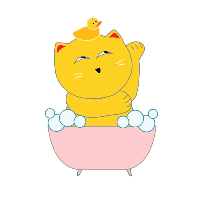 Cat Duck Sticker by The Bath Box