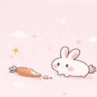 Bunny Rabbit GIF by tururi