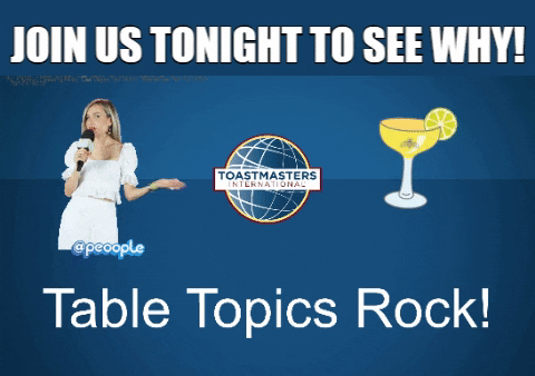 Toastmasters Table Topics GIF by theBrokerList