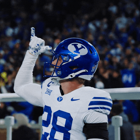 Byu Football Celebration GIF by BYU Cougars