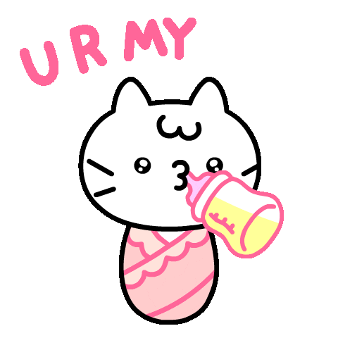 Cat Kitty Sticker by Mikitti