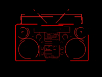 basitsoomro animation loop design retro GIF