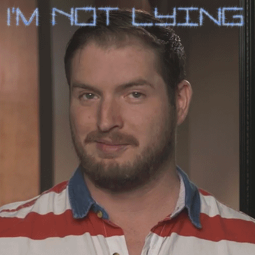 dan lying GIF by Geek & Sundry