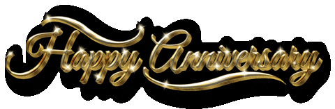 Happy Anniversary Love Sticker by Wish N Wed