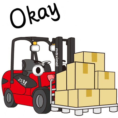 Forklift GIF by maximalforklift