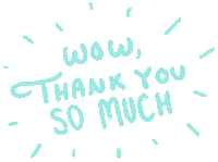 Thank You So Much Wow Sticker