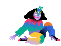 Pride Yassqueen Sticker by Bryndon Díaz