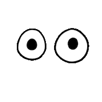 rafsdesign fun cartoon eyes look Sticker