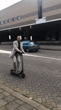 Deltamakelaars fun new street segway GIF