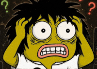 Confused Frog GIF by CROAKWORKS