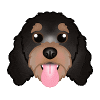 Doodles Cute Dog Sticker by zoopeez