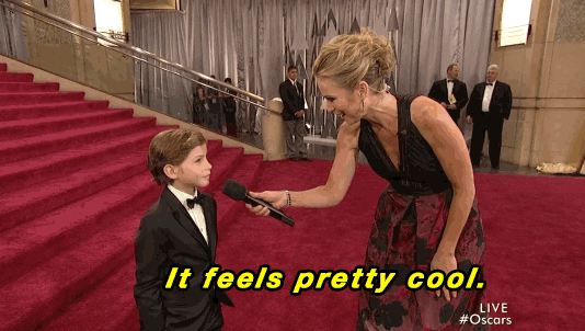 It Feels Pretty Cool Red Carpet GIF by The Academy Awards