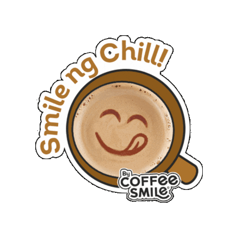 Chill Coffee Smile Sticker by Gardenia PH
