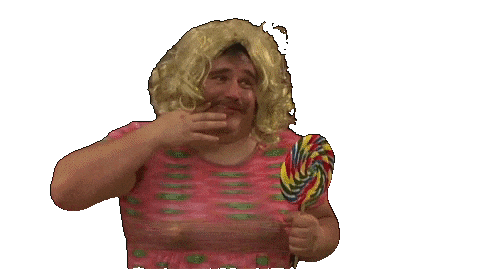 Pizza Wig Sticker by Eternal Family