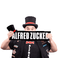 alfred-zucker feiern hut feier alfred Sticker