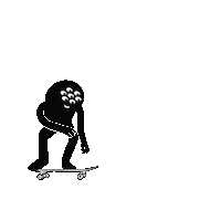 Monster Skate Sticker by KMGYeah